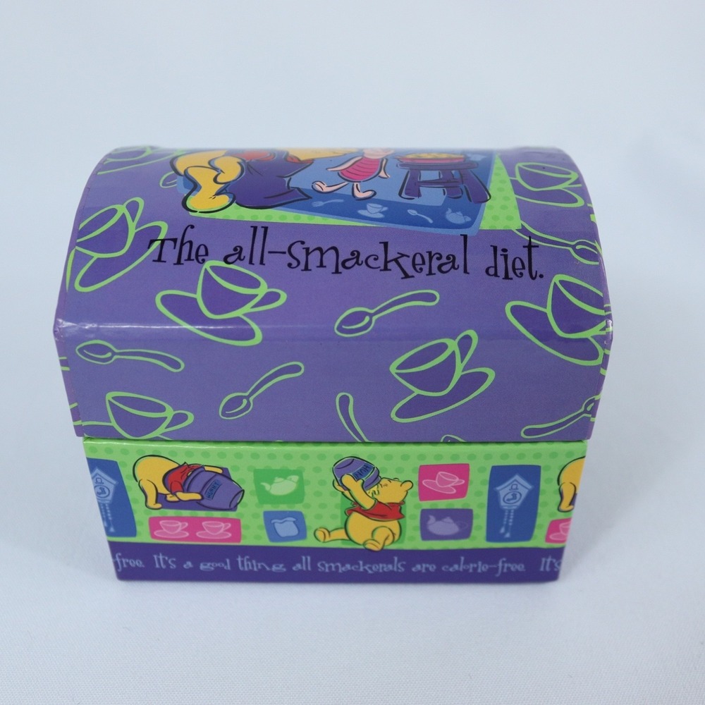 Vintage Disney Winnie the Pooh All Smackeral‎ Diet Trinket Jewelry Box